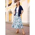 thumbnail image 5 of Woman Within Plus Size Wide Elastic Waist Skirt, 5 of 6
