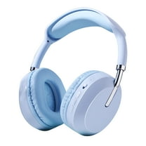 Oggfader Wireless Headphones New Headworn Wireless Earphones Bluetooth Factory Stereo Intelligent Noise Reduction Long Range Sports Earphones Blue