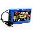 thumbnail image 1 of New Portable Super 12v 30000mah Rechargeable Lithium Ion Battery Pack Capacity Dc 12.6v 30ah Cctv Camera Monitor + Chargerue - KeJ, 1 of 3