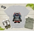 thumbnail image 2 of Dance Starter Funny Smiling Mascot with Glasses and Headset T-Shirt Dancer Dance Lover Gift Graphic T Shirt for Men Women Kids Boys Girls, 2 of 7
