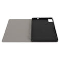 thumbnail image 5 of Funda de cuero sintético con tapa plegable y función atril con ajuste de múltiples ángulos para Blackview Tab7 WIFI, color gris, 5 of 5