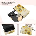thumbnail image 3 of TSOVTHRID Sunflower Music Note Print Womens Crossbody Handbags Leather Casual Women's Small Crossbody Bags Chain Strap Fashion Travel Shoulder Purses for Daily Use, 3 of 7
