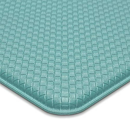 DEXI Kitchen Rug Anti Fatigue,Non Skid Cushioned Comfort Standing Kitchen  Mat Waterproof and Oil Proof Floor Runner Mat, Easy to Clean, 17x59, Grey