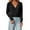 Black, variant on Kureaily Women's Lightweight Knit Cardigan Long Sleeve Short V Neck Open Front Sweater Casual Wear With Pockets For Spring Fall Winter Womens Long Cardigan