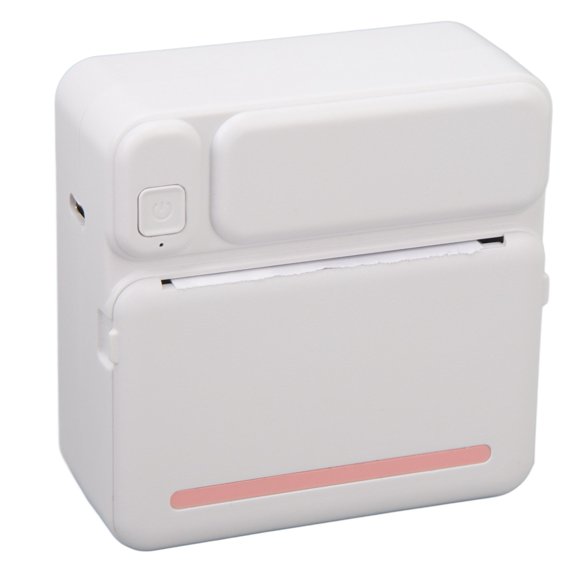 Mini Thermal Printer, Sticker Printer Sticker Maker Machine, Portable Inkless APP Phone Printer for Kids DIY Study Notes Pictures Receipts