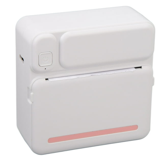 Mini Thermal Printer, Sticker Printer Sticker Maker Machine, Portable Inkless APP Phone Printer for Kids DIY Study Notes Pictures Receipts