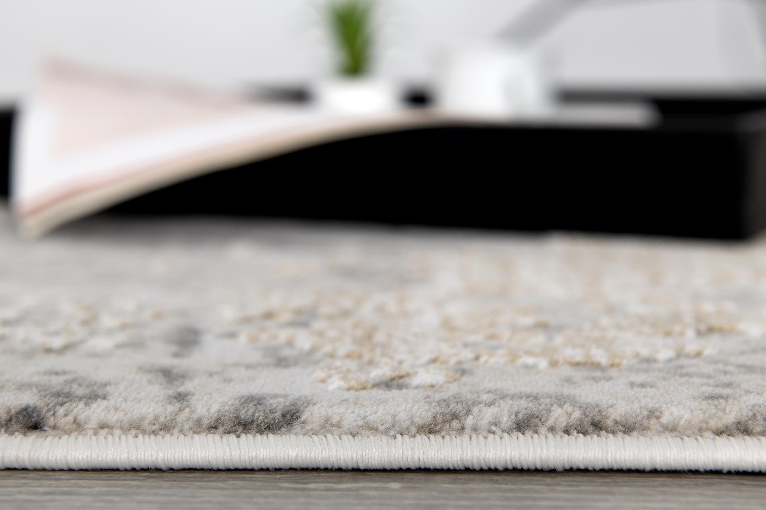 Rug Branch Silvia Collection Tapis de couloir abstrait moderne