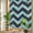 Blue, variant on Abstract Pink Window Privacy Film Rainbow Static Cling Stain Glass Window Film for Glass Door, Decorative UV Blocking Sunroof Decal Sticker for Car 23.6"x59" Geometric Zigzag Waves Bohemian Stripes