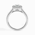 Brig Jewel Women's Halo Engagement Ring - 1.6 Ct Moissanite - Elegant ...