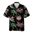 thumbnail image 3 of Camisa holgada de manga corta con estampado 3D de Animel divertido para hombre, estilo hawaiano, para vacaciones en la playa, estilo vintage, informal, de verano, 3 of 5