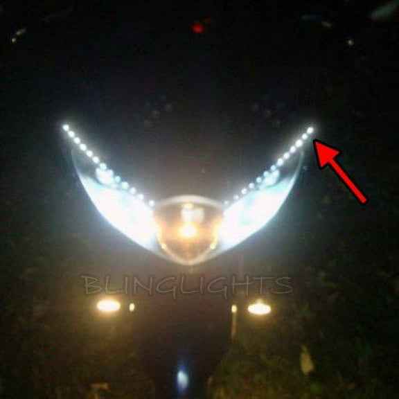 For 2005 2006 2007 2008 2009 Triumph Sprint ST 1050 LED DRLs Strips Head Lamp Day Time Running Lights