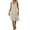 Khaki, variant on HXWCHs Slip Dress Women's Summer Casual V Neck Sleeveless Pure Color Dress for Everyday Comfortable Wear Light Green M