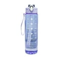 thumbnail image 2 of Fmbmuo Water Bottle Portable Plastic Travel Purple 750ml Flip-Top, 2 of 5