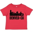 thumbnail image 3 of Inktastic Denver Colorado Skyline Grunge Boys or Girls Toddler T-Shirt, 3 of 5