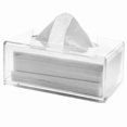 thumbnail image 1 of Clear Acrylic Tissue Box Holder with Cover Tissue Dispenser Box Case for Countertop,Clear Plastic Dryer Sheet A, 1 of 5