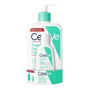 CeraVe Foaming Facial Cleanser, Daily Face Wash for Normal to Oily Skin, 3 fl oz & 16 fl oz