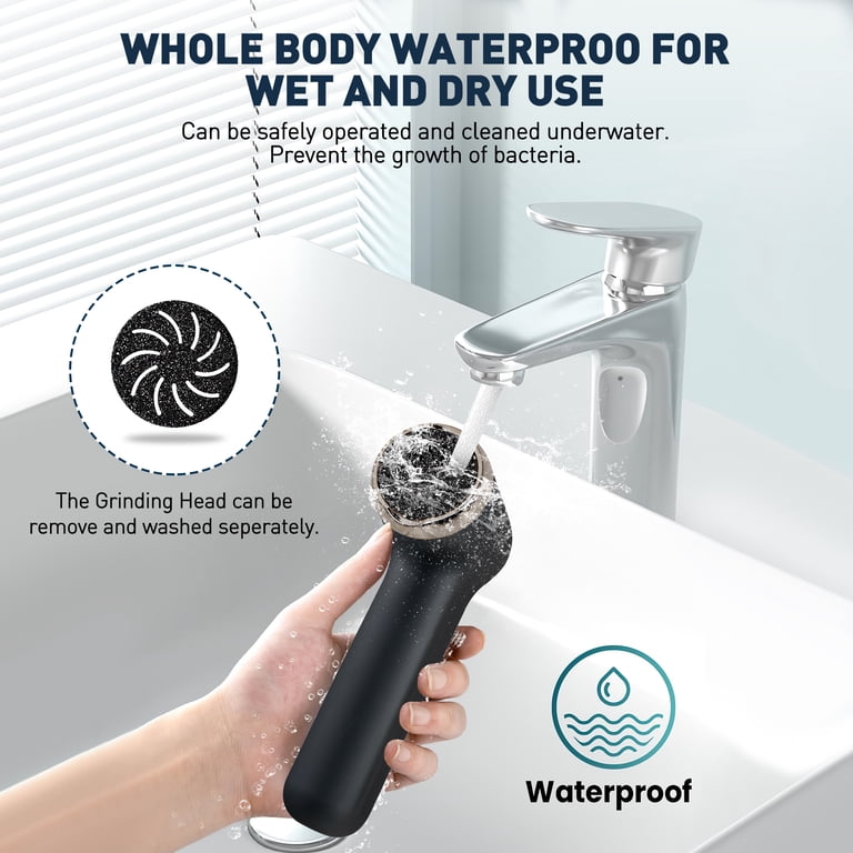 Xueyu Electric Foot Callus Remover with Vacuum, 3 Heads photo 2
