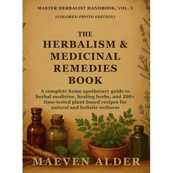 Master Herbalist Handbook The Herbalism & Medicinal Remedies Book: A Complete Home Apothecary Guide to Herbal Medicine, Healing Herbs, and 200, Book 1, (Hardcover)