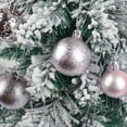 thumbnail image 2 of Inadays Christmas Balls Ornaments for Christmas Trees 104Pcs Shatterproof Plastic Christmas Ornament Set for Xmas Tree Decoration Hanging Ball for Holiday Wedding Party, Rose Gold, 2 of 7