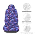 thumbnail image 3 of Lsque Skull daisy purple Pattern Car Seat Covers for Front Seats , Waterproof Seat Covers for Cars, Sporty Front Seat Covers,Car Seat Cover Protector Front Seats, 3 of 5