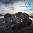 thumbnail image 3 of 1/20 2.4GHz Monster Truck Alta velocidad 2WD 14km/h RC Monster Truck para niños adultos JShteea libre de BPA, 3 of 9