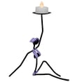 thumbnail image 1 of Portavelas LED Candelabro De Hierro Adorno De Mesa De Comedor Para El Hogar - Púrpura, Zulema Candelabro Bikini Girl, 1 of 5
