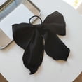 thumbnail image 1 of Hair Rope for Ponytail Styling - Bow Knot Fabric Streamer Rubber Band Head Rope Accessory for Everyday Wear, 1 of 6