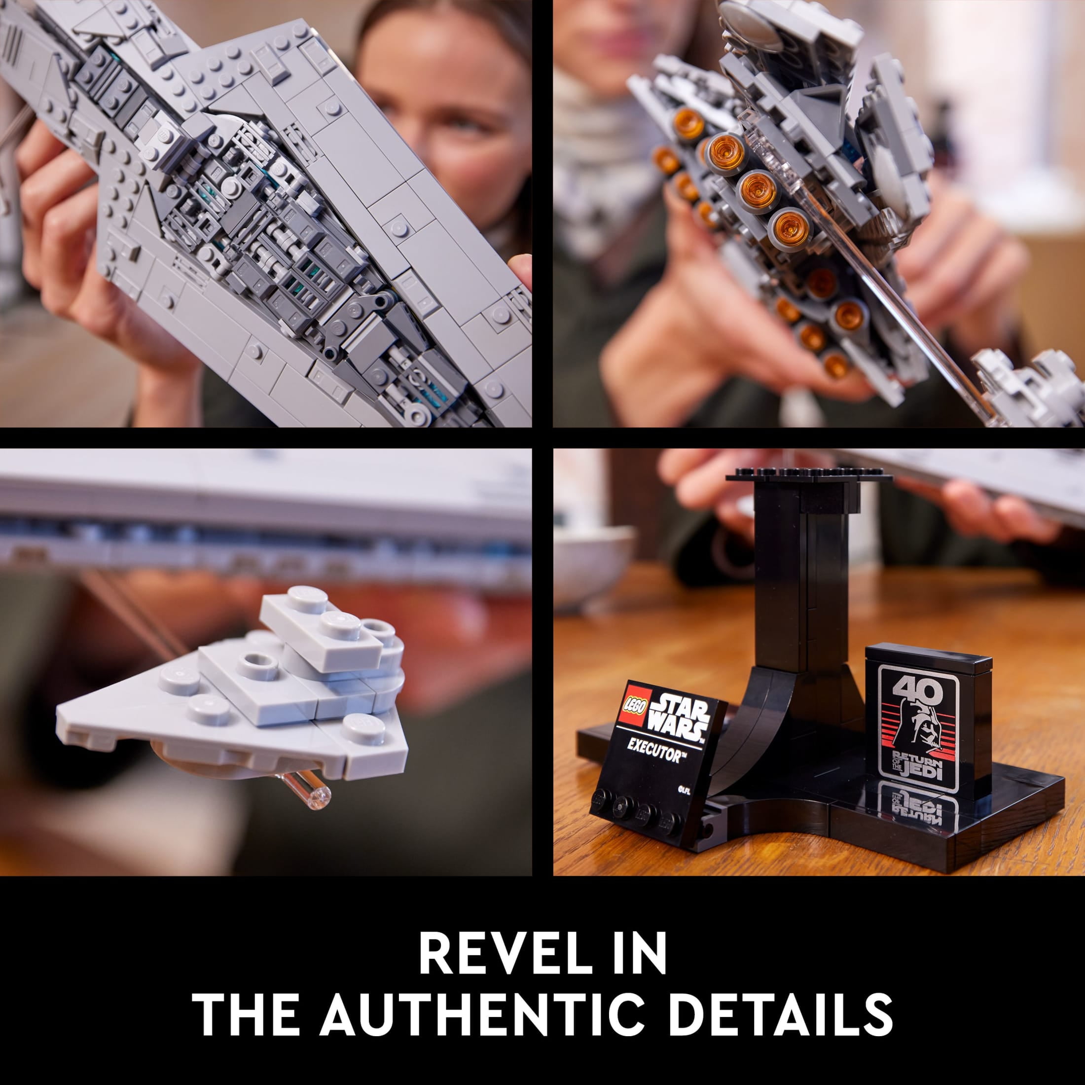 LEGO Star Wars Executor Super Star Destroyer Building Set for Adults - Darth Vader Collectible Model Kit, Ages 18+ - Gift for Birthdays - 75356