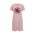 thumbnail image 5 of LEKEK 4Th of July Outfits for Women Short Sleeve Crew Neck Oversized Nightgowns American Flag Printed Midi Sleep Dress Loose Fit Patriotic Lounge Sets, 5 of 6