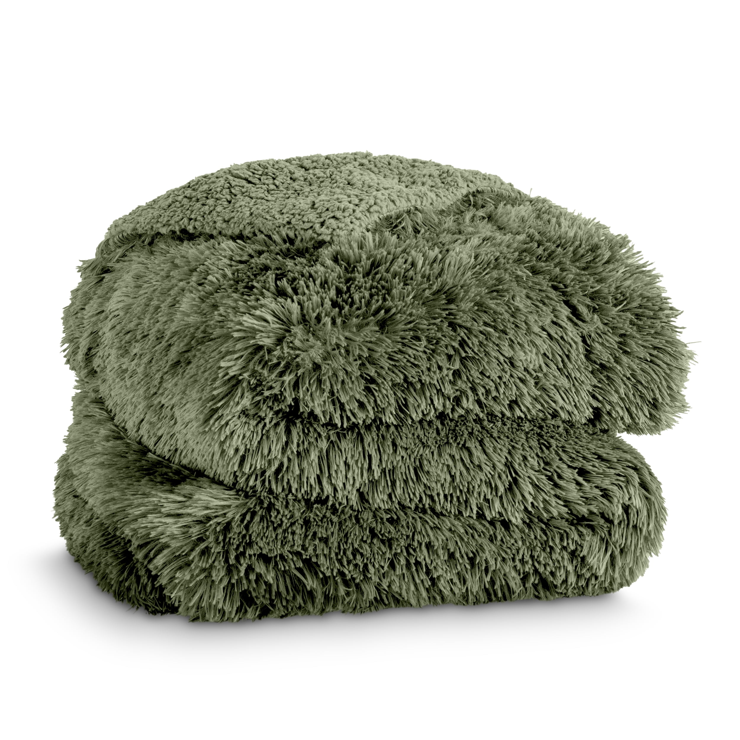 Bare Home Shaggy Blanket - 90" x 108" - Ultra Soft Fleece - King, Cypress