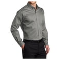 thumbnail image 4 of Yellow Rooster Men's SuperPro Twill Versatile Shirt Monument Grey 2XL, 4 of 6
