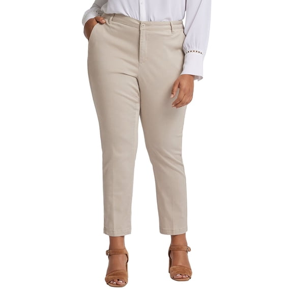 NYDJ womens Plus Sadie Feather Slim Jean, 18W