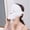 White, variant on SDOHIG Reusable Face Towel Mask, Moisturizing and Rejuvenating Beauty Mask, Hot and Cold Compress Face Towel, 3 Holes with Strap