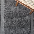 thumbnail image 6 of SAFAVIEH Florida Mason Bordered Shag Runner Rug, Grey, 2'3" x 5', 6 of 11
