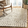 thumbnail image 2 of SAFAVIEH Casablanca Amber Abstract Shag Area Rug, Ivory/Grey, 5' x 8', 2 of 8