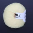 thumbnail image 3 of Herwey Angola Mohair Wool Fiber Yarn with Crochet, 12 Colors, 3 of 6
