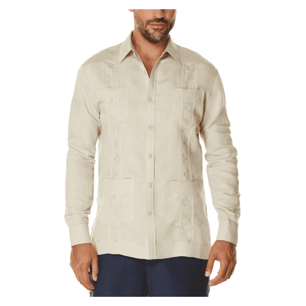 Infant Sage 100% Linen Set Guayabera Shirt with Pockets & Pants Sizes 12M to 24M 