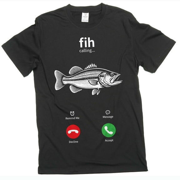 Men's Fih Meme T-shirt Fishing Funny Joke Tee Shirt Humor Humorous Gifts Fisherman tee