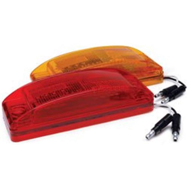 Roadpro RP-1284A 8 LED Marker Lt with Rect.lens - Amber - 6x2