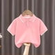 thumbnail image 2 of Odeerbi Camisas de Golf de Algodón de Niños Color Sólido Camisas de Tenis Uniforme de La Escuela de Manga Corta, 2 of 3