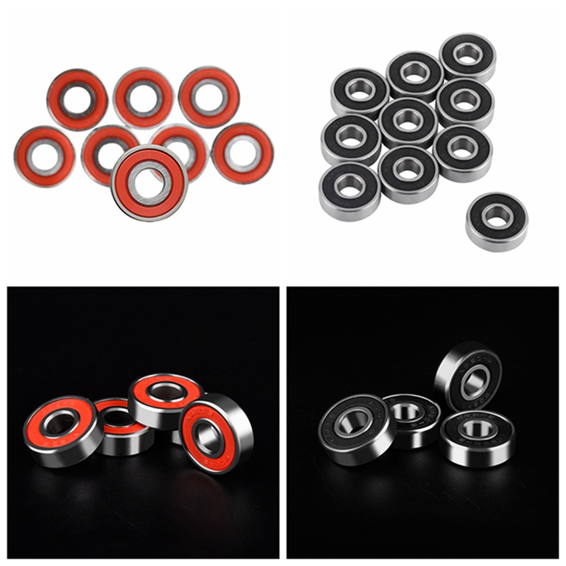 Players Choice 80mm 89A Inline Skate Wheels - Orange Outdoor 4pk With ABEC 5 Bearings