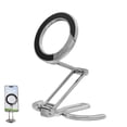 thumbnail image 1 of Magnetic Phone Tripod, Foldable Selfie Stick Tripod with Strong Magnetic Compatible Portable 360 with Rotation, 1 of 8