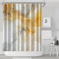thumbnail image 2 of Colorful Marble Shower Curtain, Abstract Jade Texture Gold Stripes Ombre Shower Curtain, Modern Ink Art Decor Waterproof Fabric Shower Curtain for Bathroom Set with 12 Hooks, 72 X 84, 2 of 4