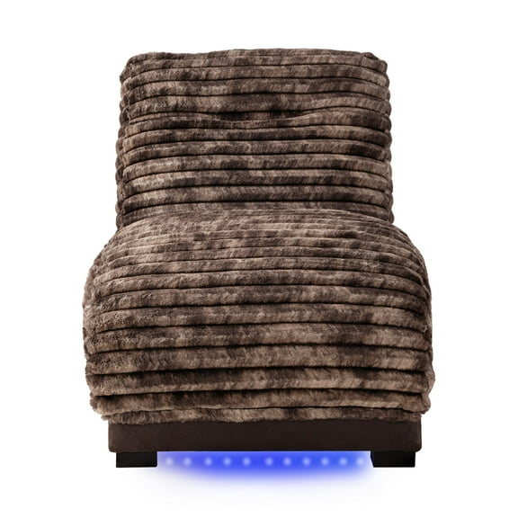 Newboti Furniture Denise Java Accent Chaise With Usb 21527