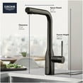 thumbnail image 4 of Essence New Single-Handle Pull-Out Kitchen Faucet with Dual Spray, 4 of 7