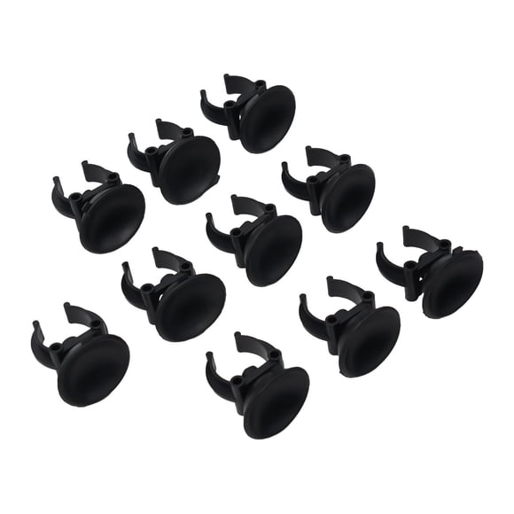 Brandnew Suction Cups Sucker Clips Aquarium Black Fish Tank Holder Rubber