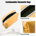 thumbnail image 2 of Unique Bargains Floral Makeup Bag Zipper Flower Cosmetic Pouch Yellow, 2 of 7