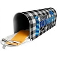 thumbnail image 5 of Father''s Day Mailbox Covers, Buffalo Plaid Outdoor Magnetic Mailbox Cover, Best Dad Ever 25.5x21 in Black Mail Box Covers for Yard Garden Outdoor Decor, 5 of 5