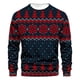 thumbnail image 1 of Blusas y camisas de manga larga con cuello redondo para hombre, estilo casual, con estampado de cuello redondo, sudadera de manga larga, blusa para hombre, 1 of 4
