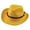 Yellow, variant on Bysome Kids Caps Summer Baby Cowboy Straw Hats For Children Summer Beach Sun Hat Caps